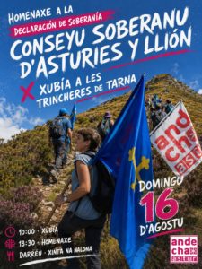 Convocatoria d'Andecha Astur pa homenaxear la declaración de Soberanía d'Asturies y Llión