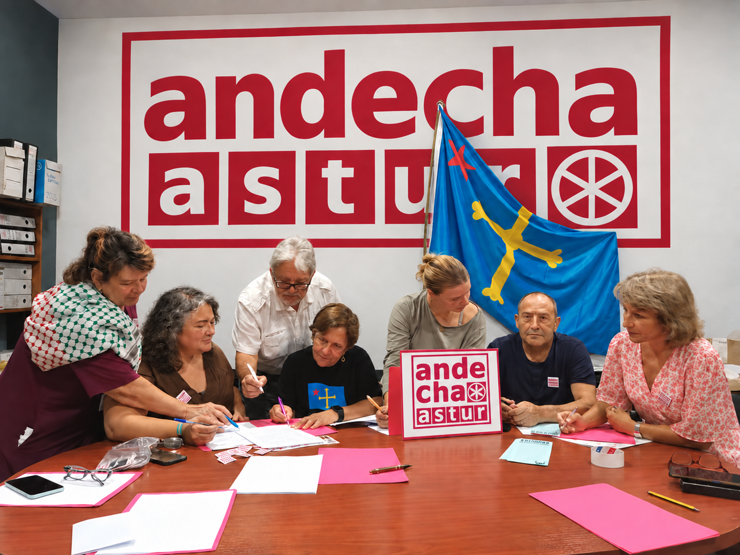 Andecha Astur llama a acabar cola fragmentación y construyir una candidatura común de la izquierda asturiana