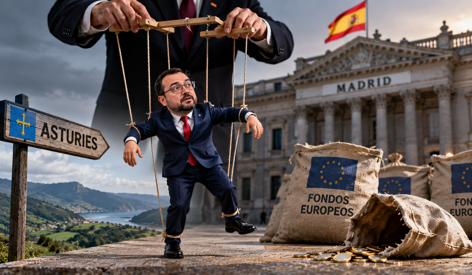 Andecha Astur denuncia la incompetencia de Barbón y el fracasu del «Principado» na xestión de los fondos europeos